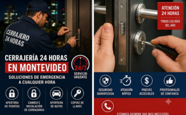 Cerrajería 24 Horas en Montevideo